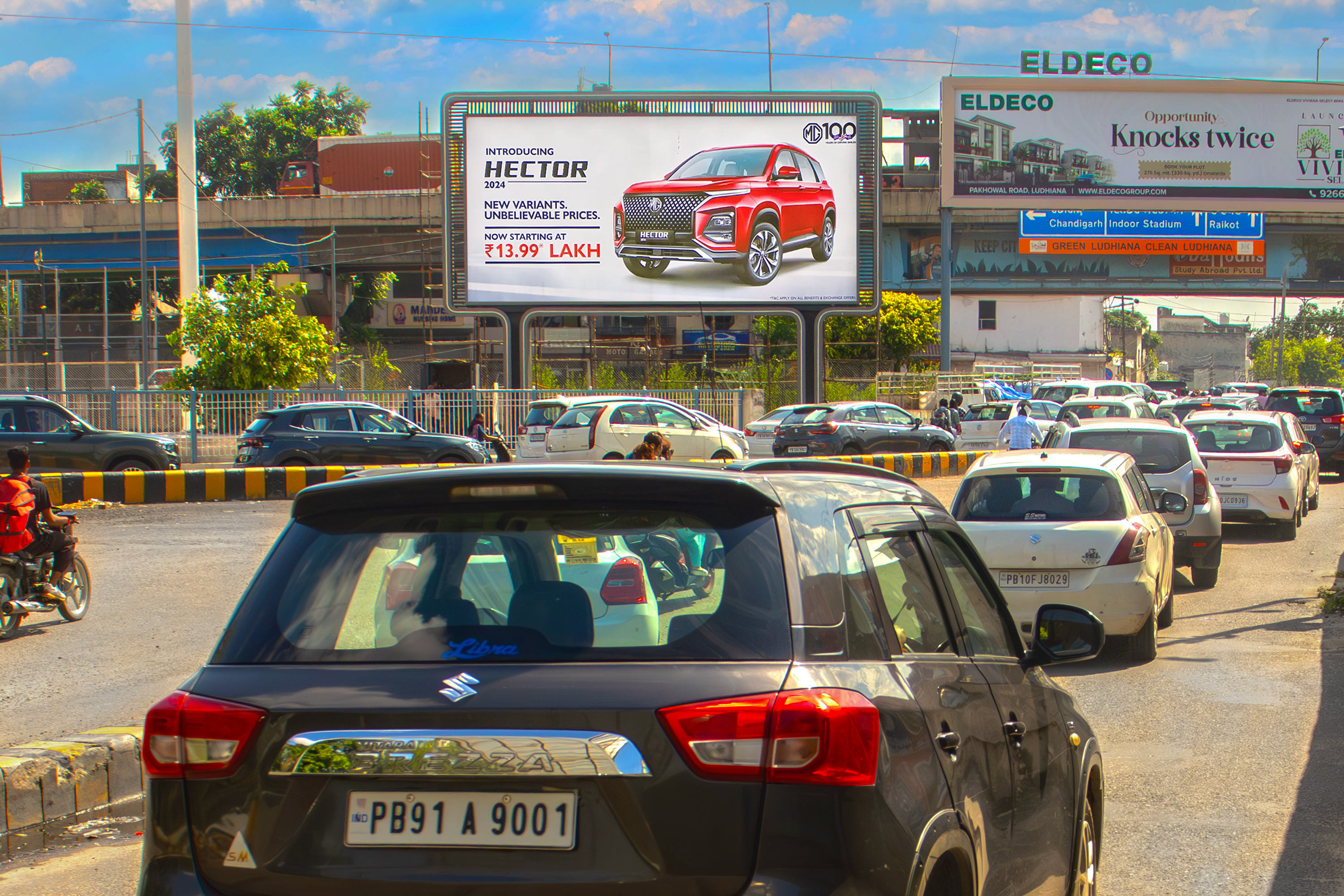Pakhowal Road Bridge - Digital Screen